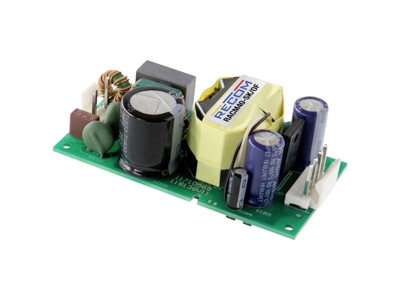RECOM RACM40-15SK/OF AC/DC-strømforsyningskomponent, open frame 15 V 2.667 A 40 W | Komponenter - Elektronik - Strömförsörjningskomponenter | GameStuff