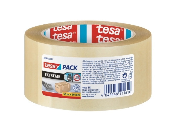 Tesa Extreme, Transparent, Verpackung, 50 M, 50 Mm