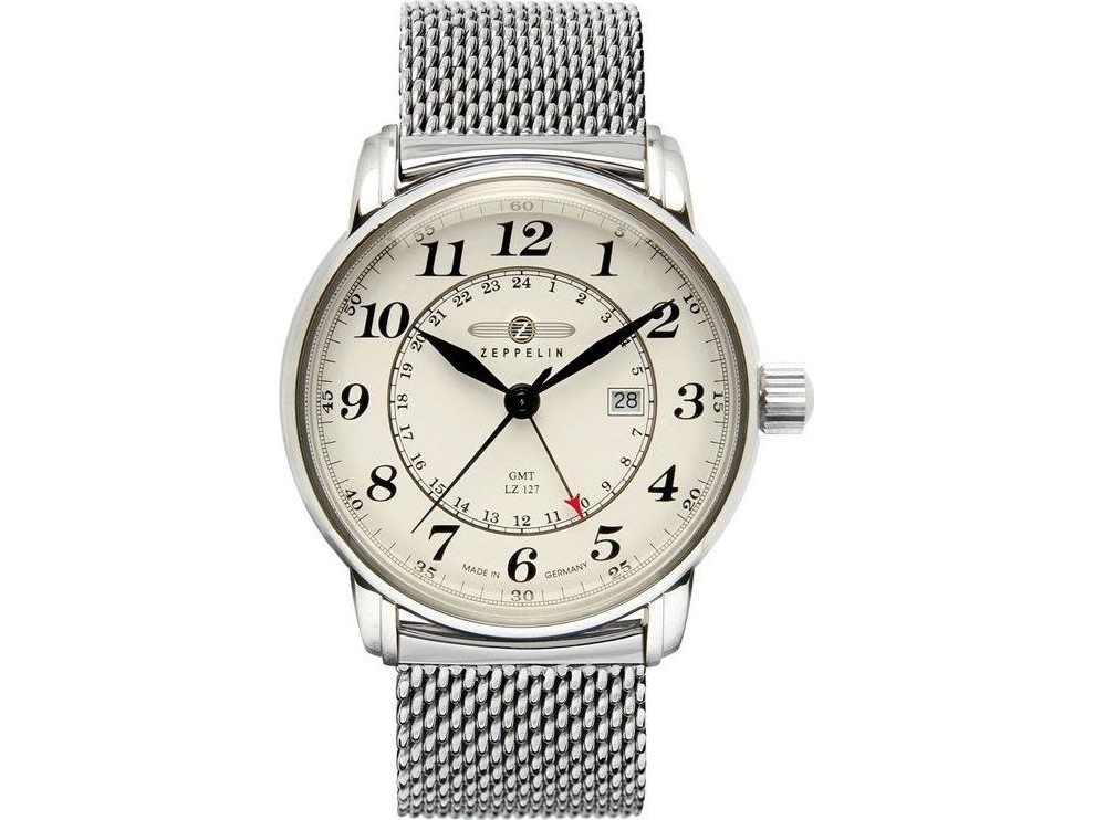 Zeppelin Herrenuhr Lz127 7642M-5 Quarz Silber