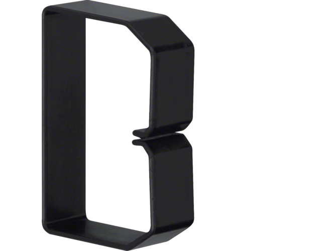 Hager B600803, Schwarz, Pvc