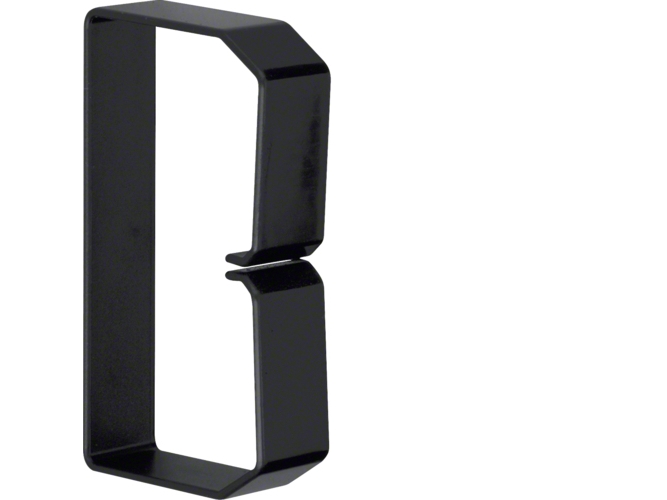 Hager B601003, Schwarz, Pvc