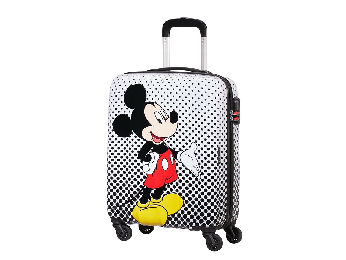 American Tourister 92699-7483, Trolley, Flerfarvet, Acrylonitrilbutadienstyren, Polykarbonat, 4 hjul, Roterende hjul, Kombinationslås