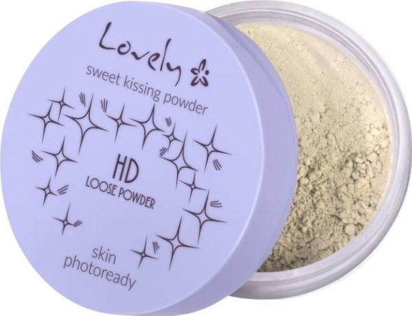 Lovely_Sweet Kissing Powder Hd Loose Powder Skin Photoready Transparent Mattifying Mineral Face Powder 5.5G