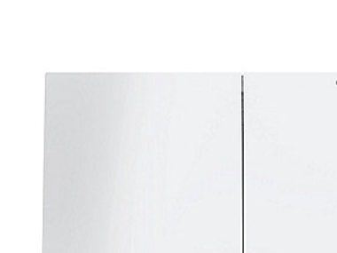 Geberit Sigma70 Bedientafel Für Doppelspülung, Square: Weiß, B=25 Cm