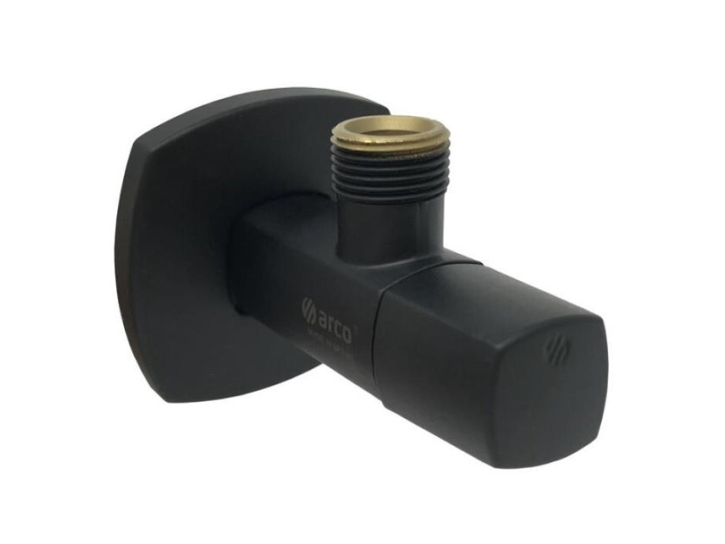 Arco-vinkelventil Lipstick A-80, matsort, 1/2GZ x 1/2GZ [42]