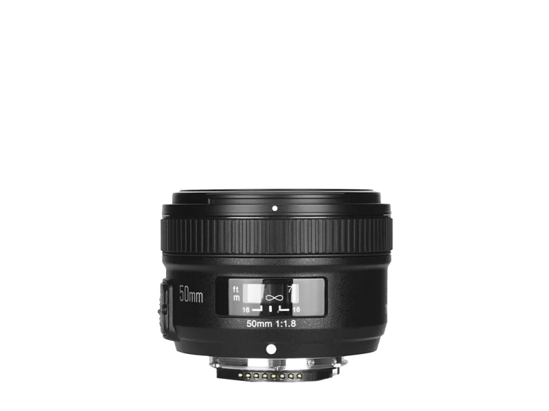 Yongnuo Yn-50Mm F1.8, Objektiv Med Fast Fokus, 5/6, Nikon F, Autofokus
