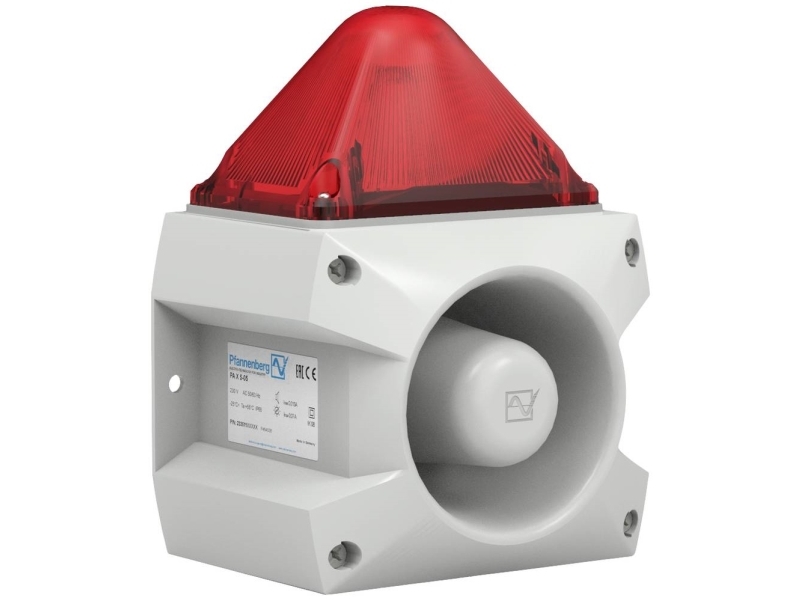Pfannenberg Optisch-Akustischer Signalgeber Led Pa L 5 Rot 24 V/Dc 107 Db