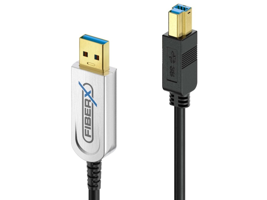 Purelink Fiberx Serie - Usb 3.1 Glasfaserkabel - Usb-A Usb-B - 12M