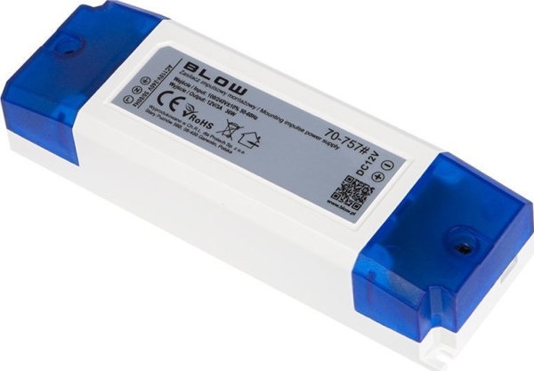 Blow 70-757# 12v/3a 36w monterat nätaggregat för omkoppling | Motorer - spänningsreglering - övervakning etc.  >  Strömförsörjning | GameStuff