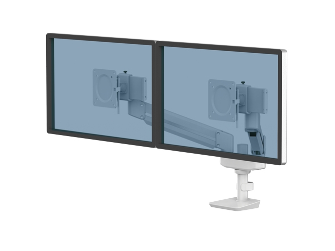 Fellowes Tallo 2-Monitor-Arm Weiß, White
