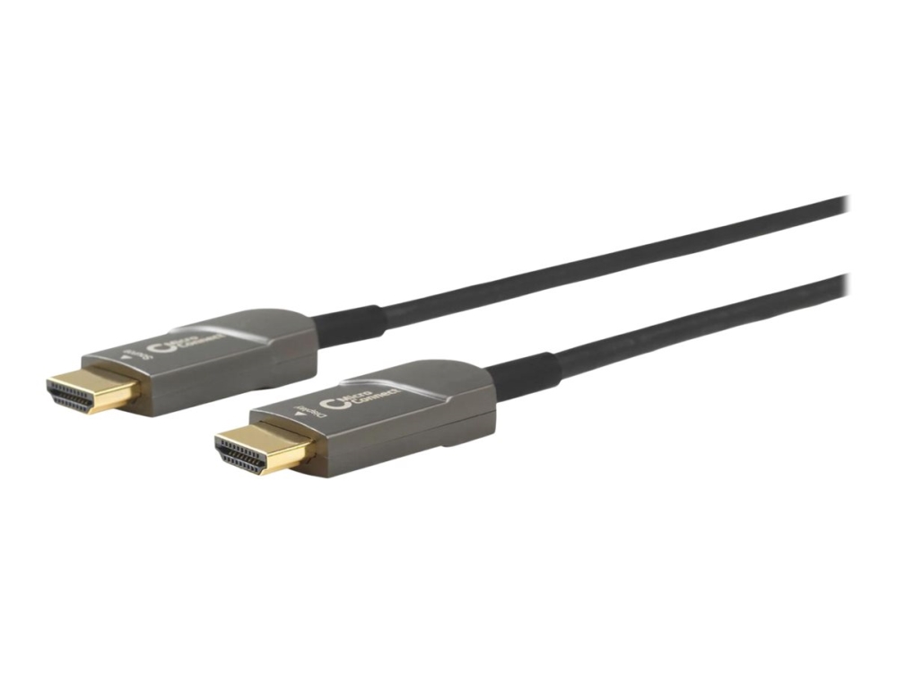 Microconnect Premium - Hdmi-Kabel Mit Ethernet - Hdmi-Stecker Auf Hdmi-Stecker - 30 M - Hybrid-Kupfer/Glasfaser - Schwarz - Aktives Optisches Hybridk
