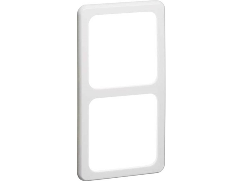 PEHA Standard, 2-modul afdækningsramme, Horisontale og vertikale, 152x81mm, IP20, creme RAL1013