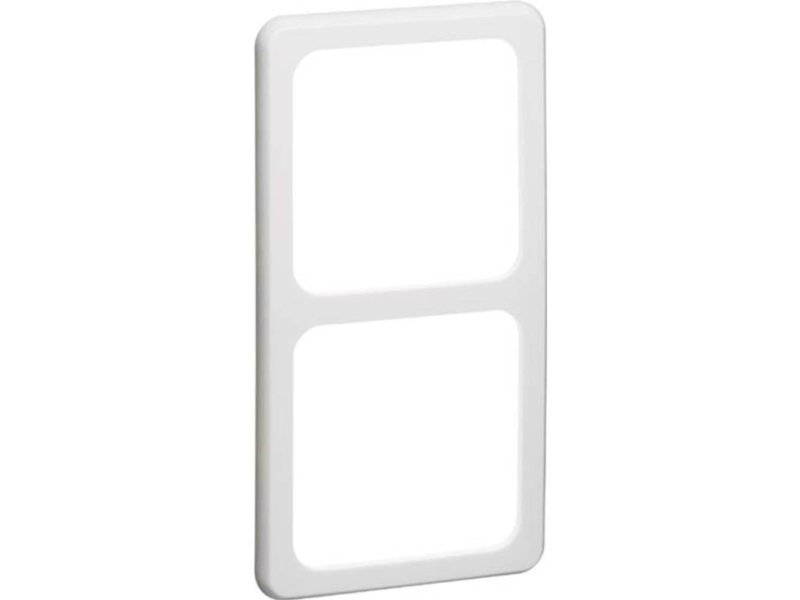 PEHA Standard, täckram med 2 moduler, horisontell och vertikal, 152x81mm, IP20, vit RAL9010 | Lauritz Knudsen - LK FUGA - Rammer & Tangenter | GameStuff