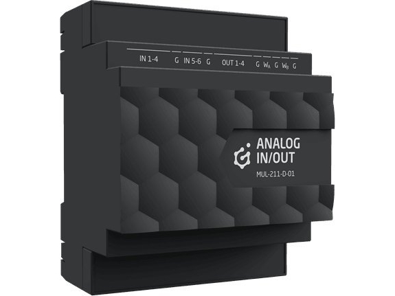 Grenton Module Of Analog Inputs And Outputs Grenton / Supports 1-Wire / Din Rail Mounting / Tf-Bus