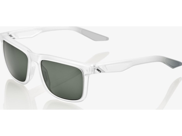 100% Glasögon 100% BLAKE Matt Genomskinlig Kristallklar - Grågrön lins (Grågrön lins, ljustransmission 12%) | Cykling - Kläder - Cykelglasögon | GameStuff