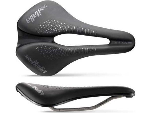 Selle Italia MAX NOVUS EVO BOOST GEL SUPERFLOW L cykelsadel (NEW) TI 316 slange 7