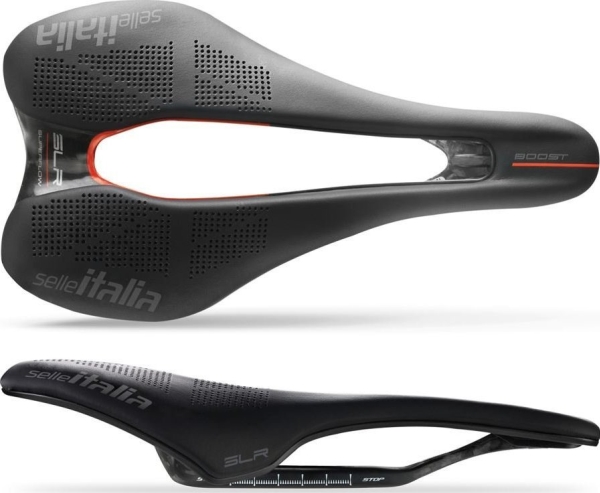 Selle Italia Siodło SELLE ITALIA SLR BOOST KIT CARBONIO SUPERFLOW S (id match S3), Carbon Rail+10mm, Fibra-Tek, 122g (NEW)
