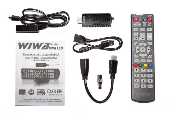 Digitalboks DVB-T/T2 WIWA H.265 Mini LED tuner
