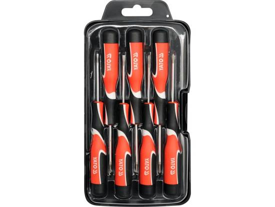 Yato Präzisions-Schraubendreher-Satz 7-Teilig Flach/Kreuz/Torx 25863