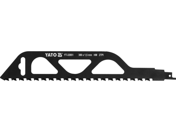 Yato Yt-33951, Klinge Til Stiksav, Keramisk, Beton, Karbid, Sort, 30 Cm, 1 Stk