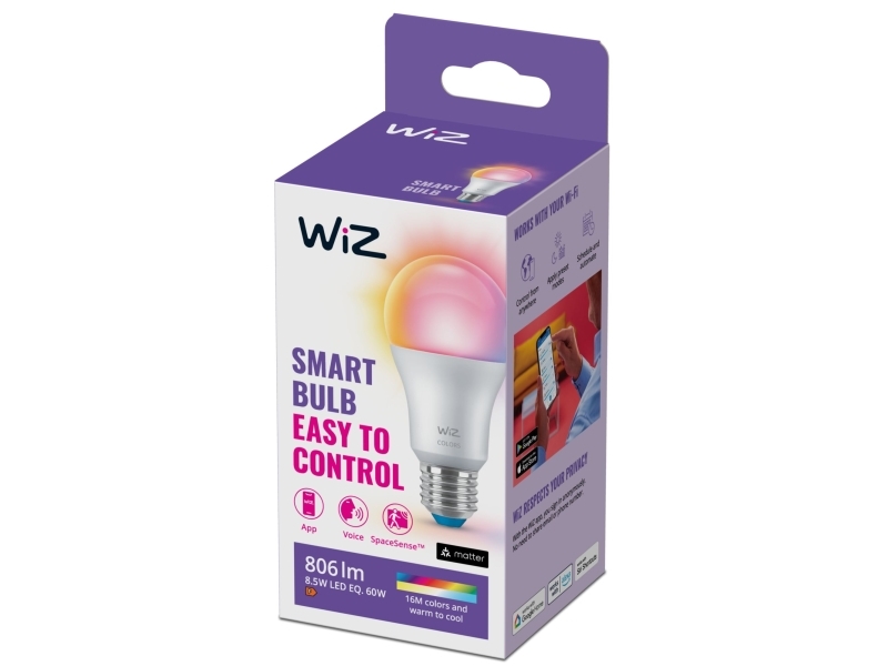 Wi-Fi BLE 60W A60 E27 822-65 RGB 1PF/6 | Smarta hem - Smart belysning - E27 Smarta Lampor | GameStuff