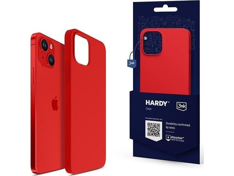 Etui 3Mk Protection 3 Mk Hardy Silikone Magcase Til Iphone 14 Plus - Rød