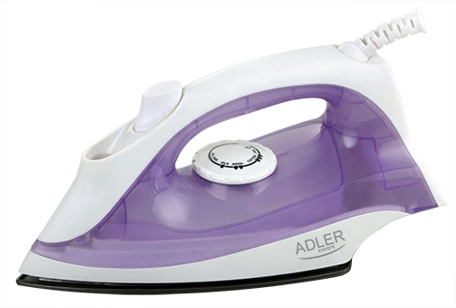 Adler AD 5019, Ångstrykjärn, 10 g/min, Violett, Vit, 0,1 l, 1600 W, 875 g | Baby & barn - Barnrummet - Klädvård - Strykjärn | GameStuff