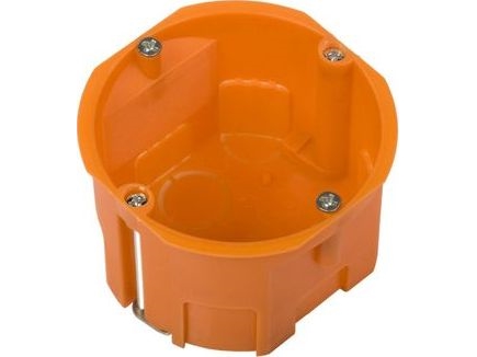 Simet P60KF infälld dosa 60 mm gips orange – 31040008 | Lauritz Knudsen - LK OPUS® 66 - Dosor | GameStuff