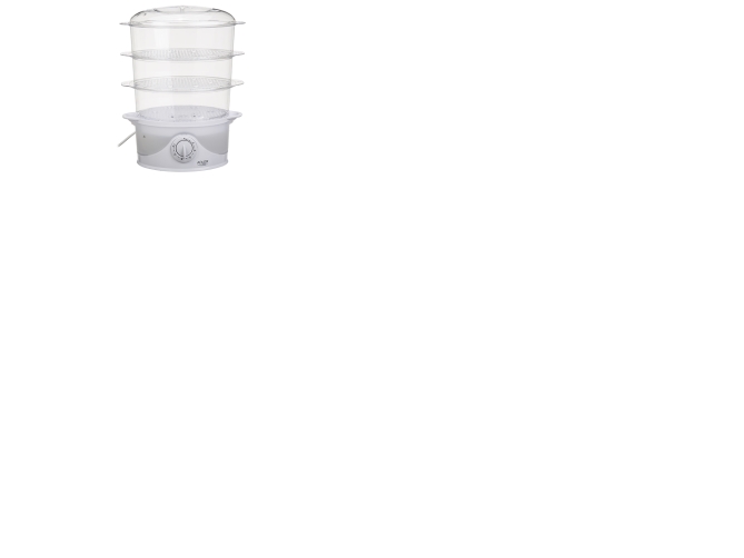 Adler AD 633, 3 korgar, Vit, Fristående, Rotations-, Framsida, 9 l
