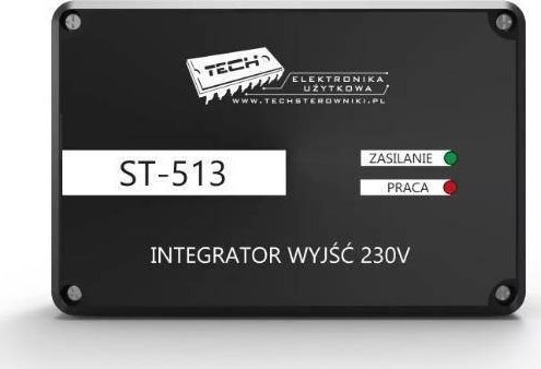 Tech Integrator Udst. St-513 230V, Sort St513bk