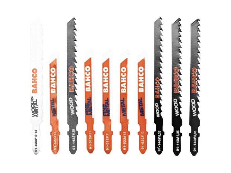 Bahco 91-Mixed-10P Stichsägeblätter-Satz Für Holz Und Metall - 10-Tlg 1 Set (91-Mixed-10P)