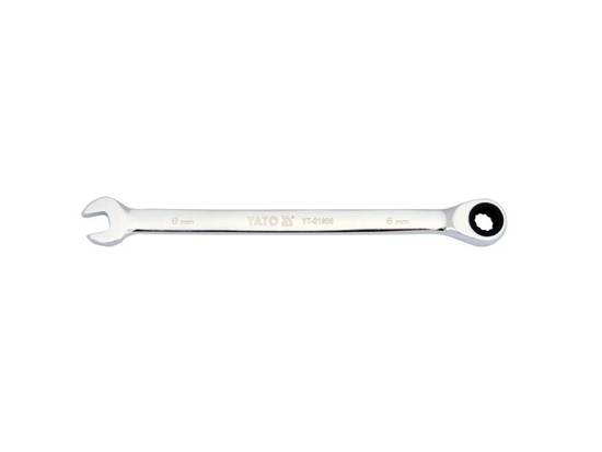 Yato Låse-/Ringskruenøgle Med Skralde 6 Mm /B 01906