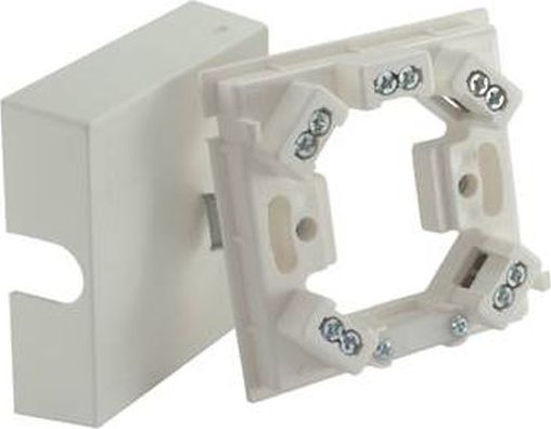 HAD01 Simet kopplingsdosa för spisar 80x80x25 mm 5 klämmor 6mm2 vit | Lauritz Knudsen - LK OPUS® 66 - Dosor | GameStuff