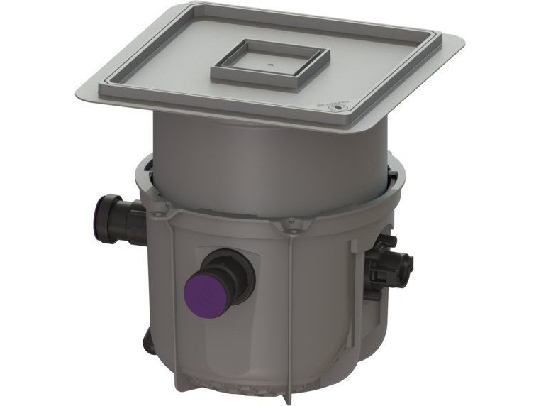 Kessel Minilift 40 mm för installation i klinkergolv, grått avloppsvatten | Dränering i marken | GameStuff