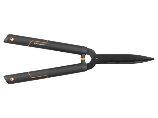 Fiskars Singlestep Heckenschere Hs22, Schwarz, Orange, Gerade Klinge, Kunststoff, 58 Cm, 840 G