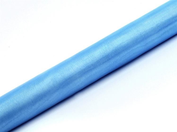 Himmelblauer Organza