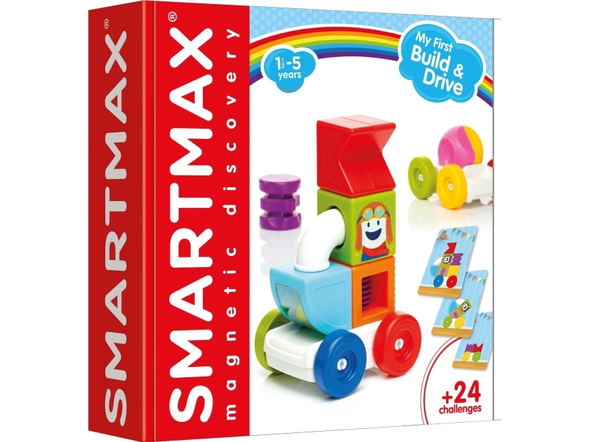 Smartmax - My First Build And Drive (Nordic) /Baby And Toddler Toys
