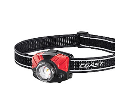 Coast Fl75 - Kopftaschenlampe - Led - 3-Modus - Weißes/Rotes Licht