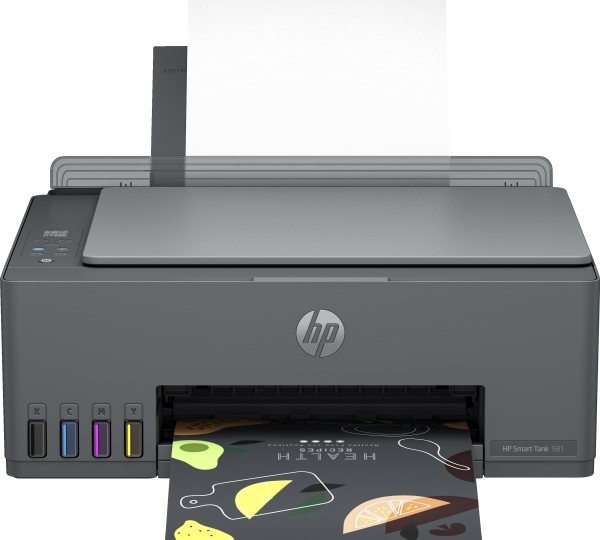 Hp Smart Tank 581 All-In-One Printer, Home And Home Office, Print, Copy, Scan, Wireless High-Volume Printer Tank Print From Phone Or Tablet Scan To P