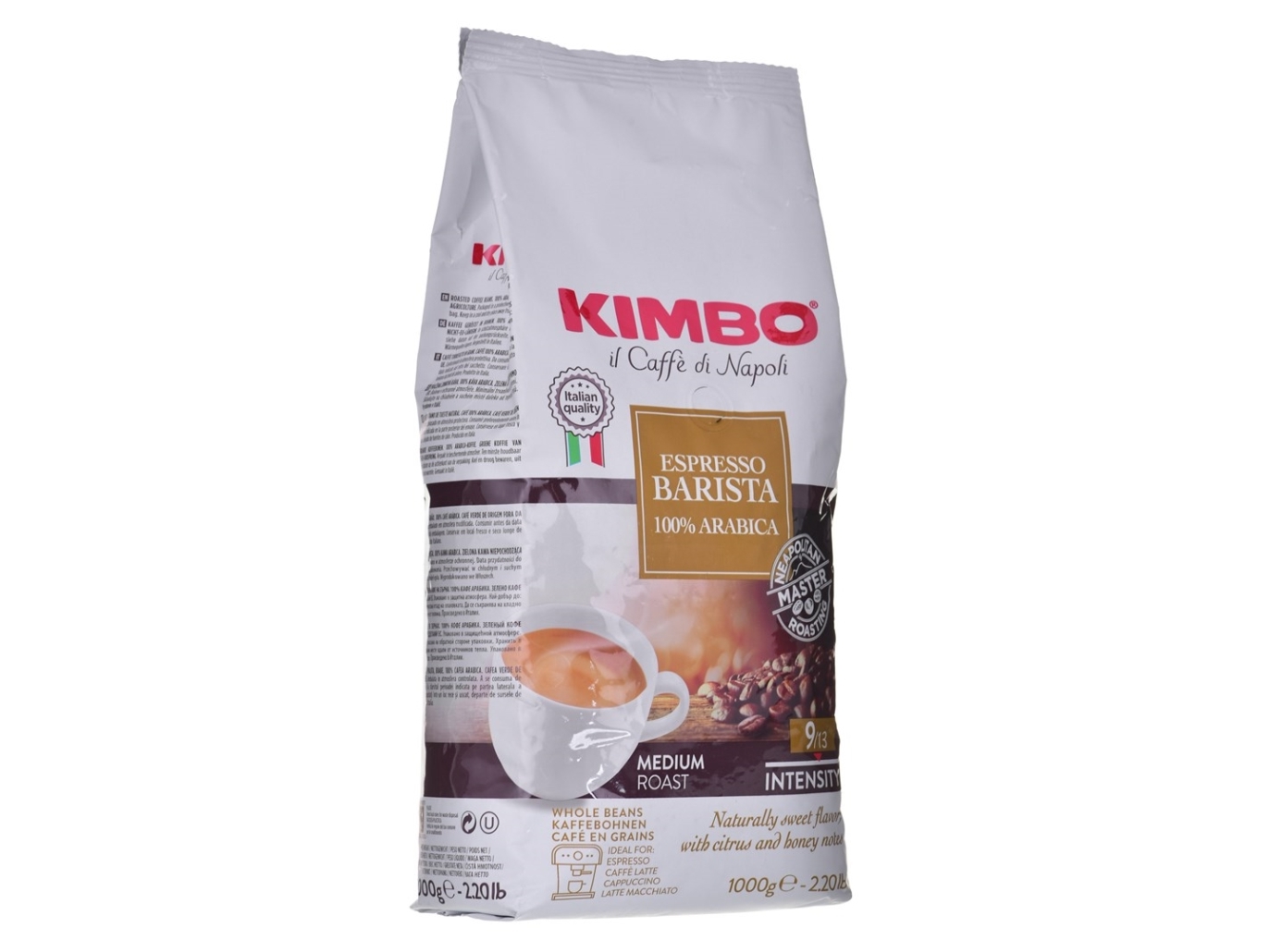 Kawa Kimbo Espresso Barista Arabica 100% 1Kg Ziarnista