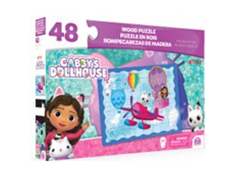 Gabby's Dollhouse Wood Puzzle