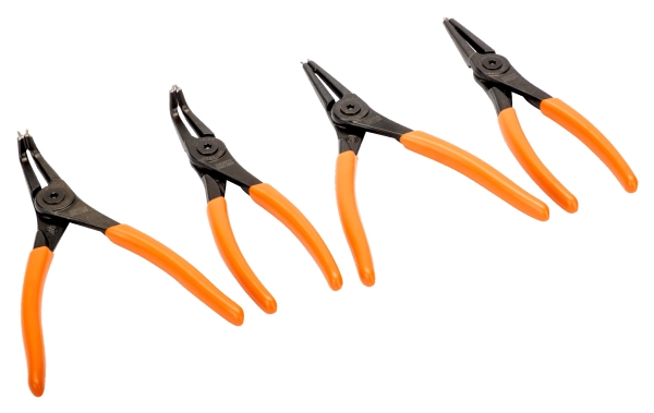 Bahco Inre och yttre låsringstänger i set - 4 st | Verktyg & Verkstad - Tänger - Tångsatser | GameStuff