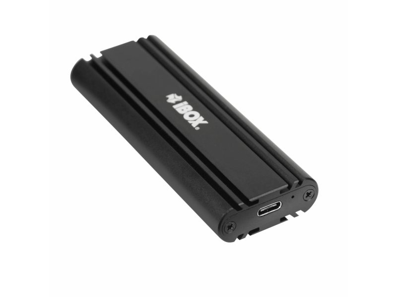 Ibox Hd-07, Ssd-Gehäuse, M.2, M.2, 10 Gbit/S, Usb Anschluss, Schwarz