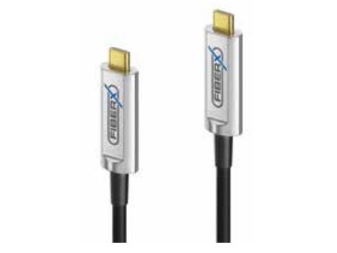 Fiberx Fx-I600-015, 15 M, Usb C, Usb C, Usb 3.2 Gen 1 (3.1 Gen 1), 10 Gbit/S, Schwarz, Silber