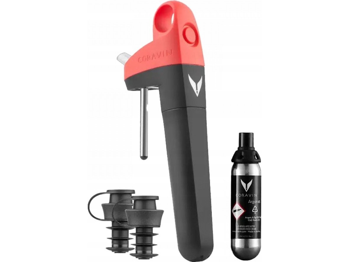 Coravin Wine System Pivot Black 4 stk