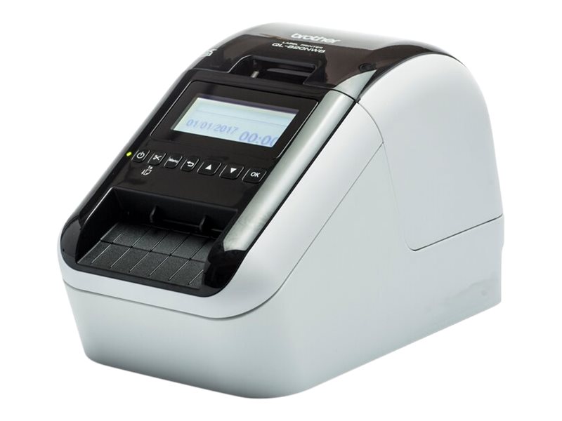 Brother Ql-820Nwbc - Etiketprinter - To-Farvet (Monokrom) - Direkte Termisk - Rulle (6,2 Cm) - 300 X 600 Dpi - Op Til 110 Etiketter/Min. - Bluetooth