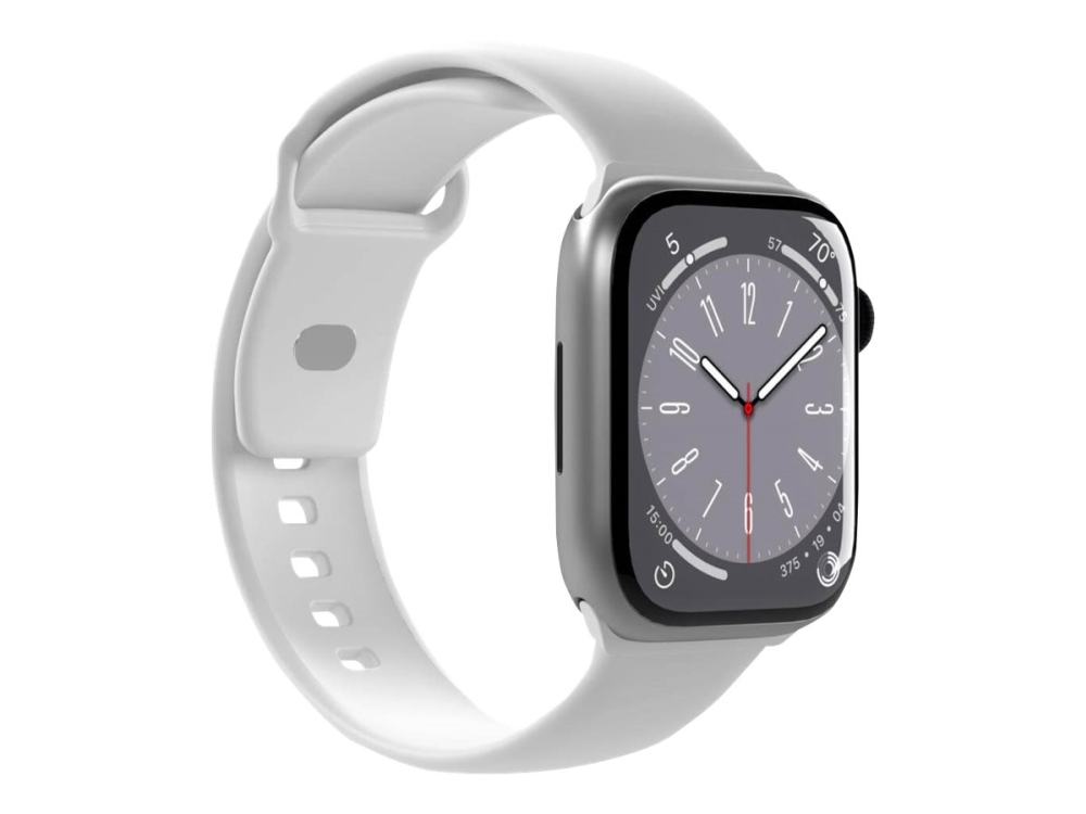 Puro Icon - Elastisk Rem Til Apple Watch 38/40/41 Mm (S/M &Amp  M/L) (Hvid)