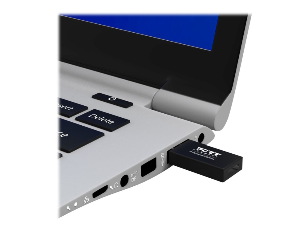Port Designs 900154, Usb-A, Usb-C, Schwarz