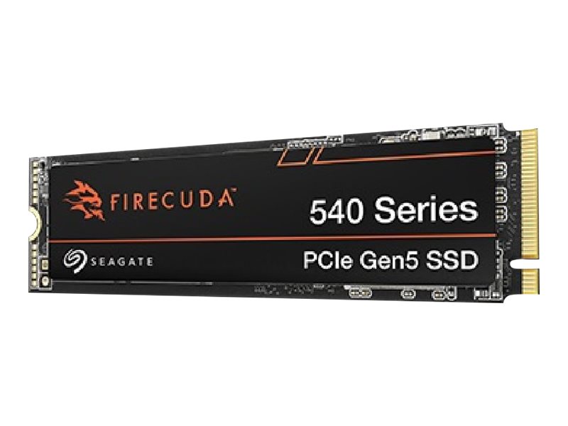 Seagate FireCuda 540 ZP1000GM3A004 - SSD - krypterat - 1 TB - inbyggd - M.2 2280 (dubbelsidig) - PCI Express 5.0 x4 (NVMe) - Self-Encrypting Drive (SED), TCG Opal Encryption 2.01 - med 3 års Seagate Rescue Data Recovery | Datorkomponenter - Hårddisk & Lagring - SSD | GameStuff