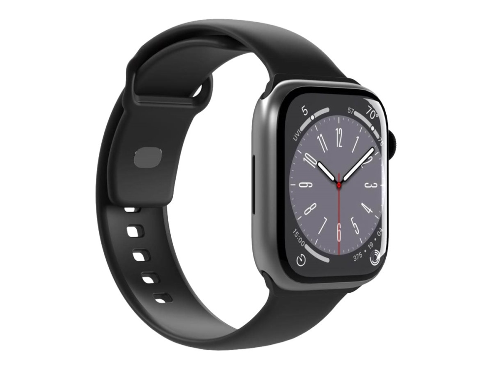 Puro Icon - Elastisk Rem Til Apple Watch 38/40/41 Mm (S/M &Amp  M/L) (Sort)